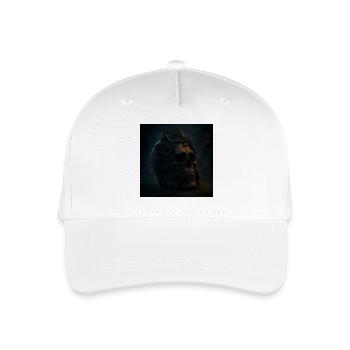 Halloween Pumpkin Skeleton Costume Gift - Organic Kids’ Baseball Cap - white - Front