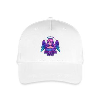 Himmlisches Engel-Design - Kinder Bio Basecap - Weiß - Vorne