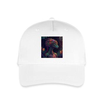 Mythical Jungle Dragon Illustration - Organic Kids’ Baseball Cap - white - Front