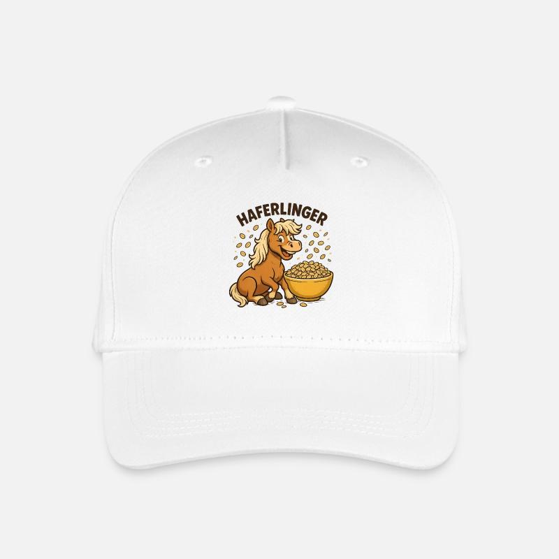 Haferlinger breakfast power - Organic Kids’ Baseball Cap - white