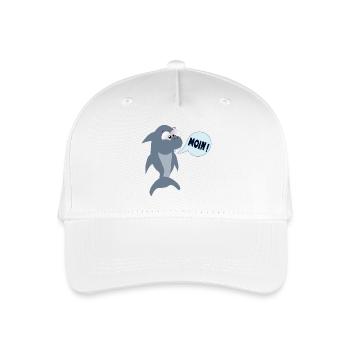 HAI MOIN HAMBURG - Kinder Bio Basecap - Weiß - Vorne