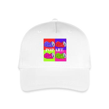 Pop Art Cola Dosen Design - Organic Kids’ Baseball Cap - white - Front