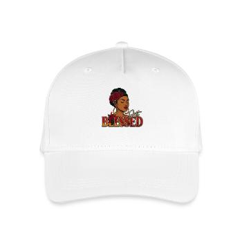 Elegant Woman Portrait with Rosary - Organic Kids’ Baseball Cap - white - Front