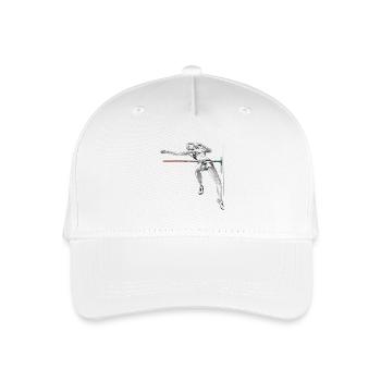 High jump - Organic Kids’ Baseball Cap - white - Front