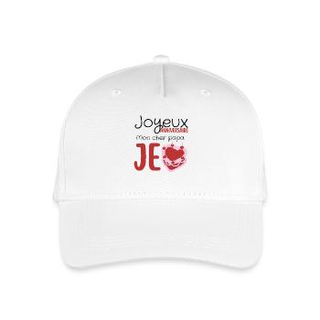 Happy birthday dad - Organic Kids’ Baseball Cap - white - Front