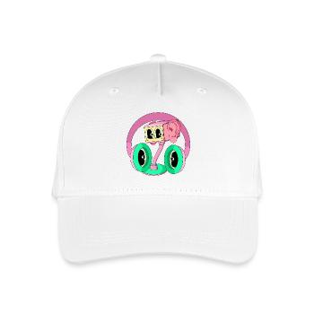 FREQUENCY - Organic Kids’ Baseball Cap - white - Front