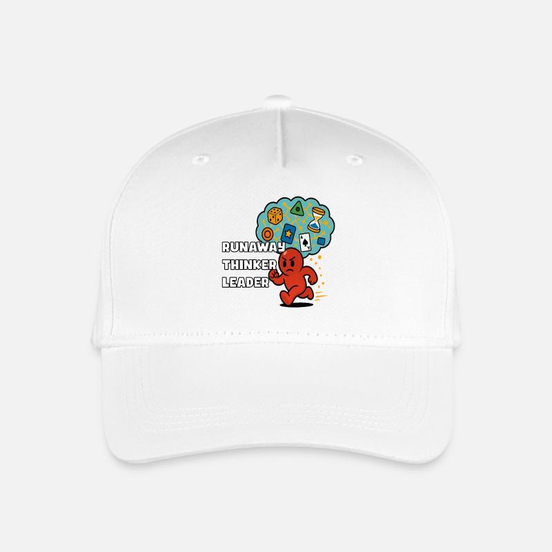 Ausreißerischer Denker - Kinder Bio Basecap - Weiß