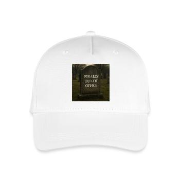 Finally Out of Office Saying - Organic Kids’ Baseball Cap - white - Front