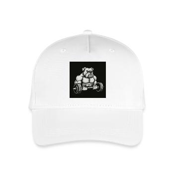 Entraînement d’haltères de force Bulldog - Casquette de baseball bio Enfant - blanc - Devant