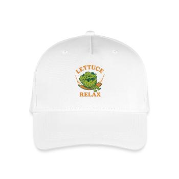 Laitue Relax à Hamaka - Casquette de baseball bio Enfant - blanc - Devant