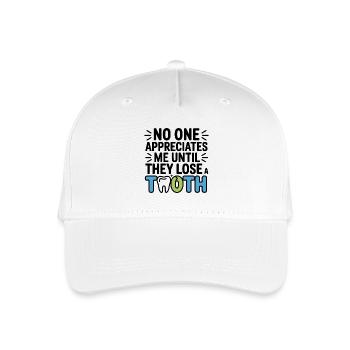 Dental Lab Technician Articulator  - Organic Kids’ Baseball Cap - white - Front