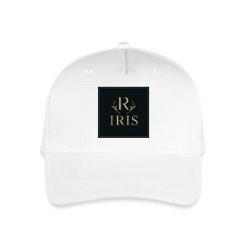 Iris Monogram Gold - Kinder Bio Basecap - Weiß - Vorne