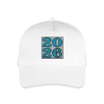 WINTER JAHR 2026 - Kinder Bio Basecap - Weiß - Vorne