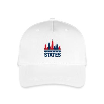 American Skyline Patriot - Organic Kids’ Baseball Cap - white - Front