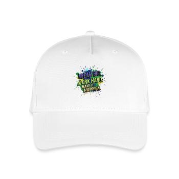 Dream Big • Work Hard • Make It Happen - Organic Kids’ Baseball Cap - white - Front
