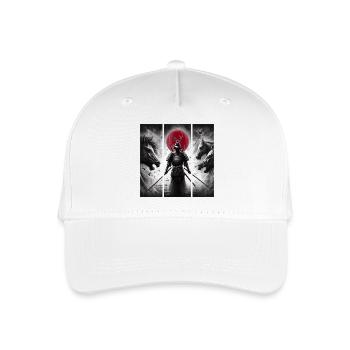 Samouraï - Casquette de baseball bio Enfant - blanc - Devant