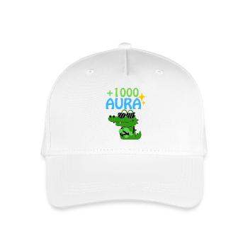 Kroko ET LES MOTS DE JEUNESSE - Casquette de baseball bio Enfant - blanc - Devant