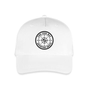 Trouvez votre chemin - Casquette de baseball bio Enfant - blanc - Devant