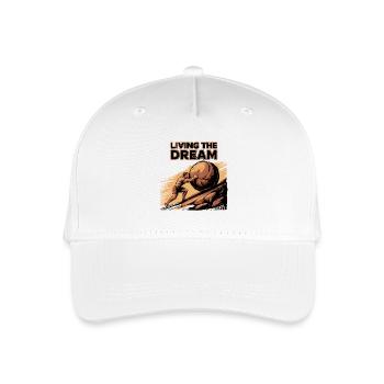 Vivre le rêve - T-shirt drôle Sisyphos - Casquette de baseball bio Enfant - blanc - Devant