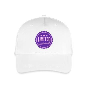 Limited Mental Strength - Organic Kids’ Baseball Cap - white - Front