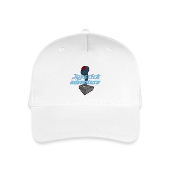 Game Adventure Neon Glitch - Organic Kids’ Baseball Cap - white - Front