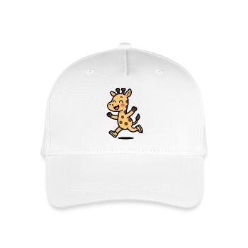 Glückliche Giraffe - Kinder Bio Basecap - Weiß - Vorne