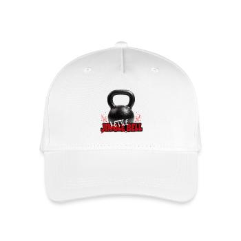 Jingle Bell - Kettlebell - Kinder Bio Basecap - Weiß - Vorne