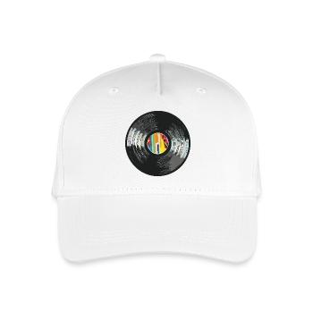 Vinyl_5 - Organic Kids’ Baseball Cap - white - Front