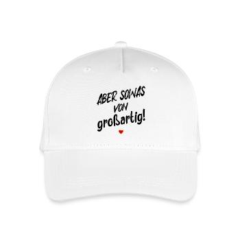 BE GREAT PRAISE SAYINGS - Organic Kids’ Baseball Cap - white - Front