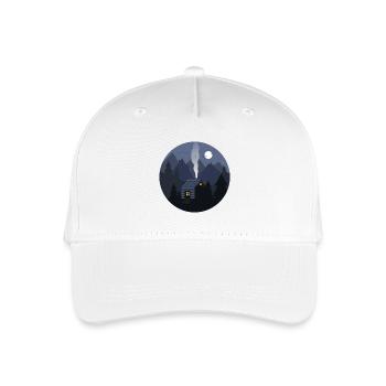 Cabane Nightfall à Pines - Casquette de baseball bio Enfant - blanc - Devant