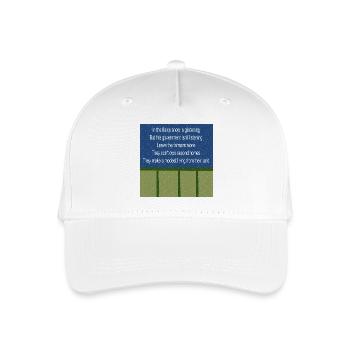 Comptine de protestation entre Farmers Fields UK Labour Government - Casquette de baseball bio Enfant - blanc - Devant