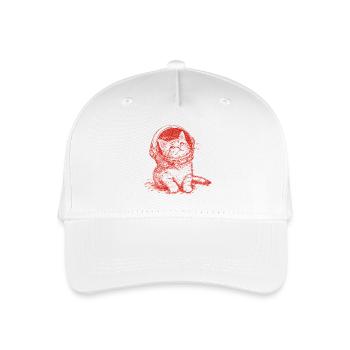 Astro Kitty - Organic Kids’ Baseball Cap - white - Front