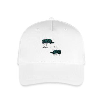 Graffiti « Unique mais pas agréable » couleur tendance - Casquette de baseball bio Enfant - blanc - Devant