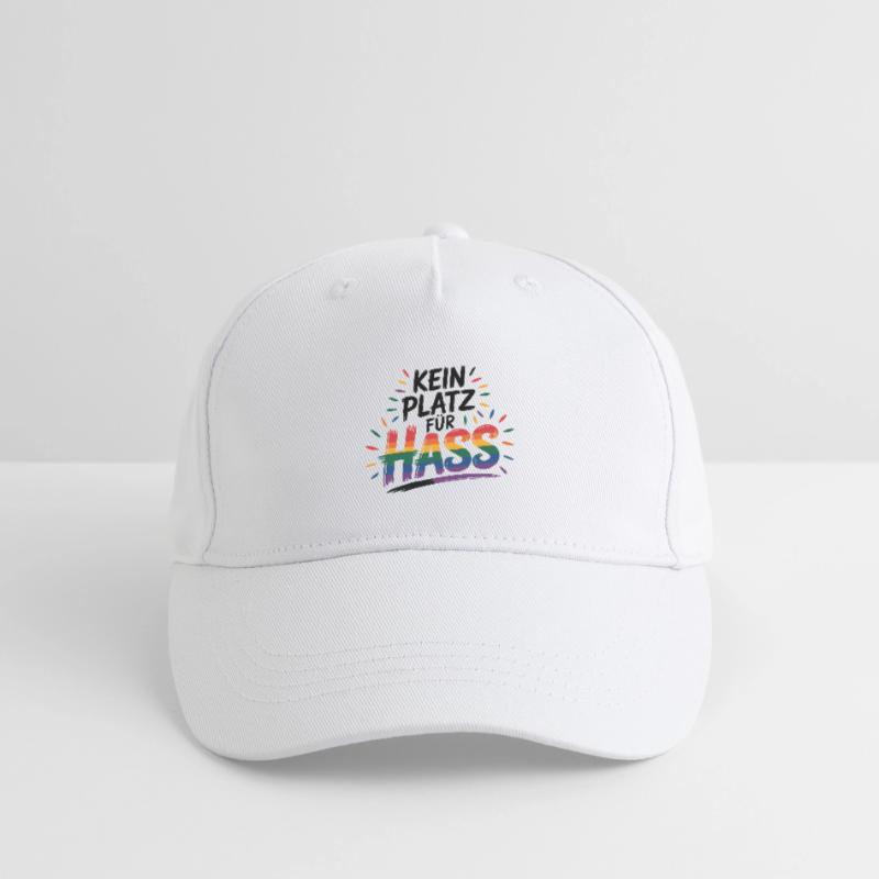 No Place for Hate - Cool Pride Logo Organic Kids’ Baseball Cap