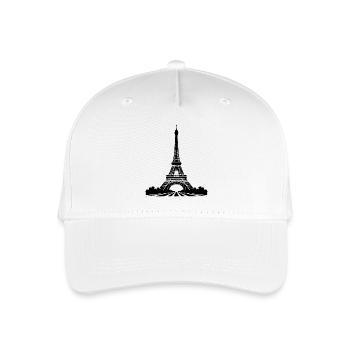 Eiffel Tower - The Soul of Paris – Steel Shadows - Organic Kids’ Baseball Cap - white - Front