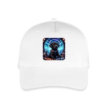 Cosmic Pup dans le cockpit spatial - Casquette de baseball bio Enfant - blanc - Devant