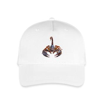 Skorpion - Kinder Bio Basecap - Weiß - Vorne