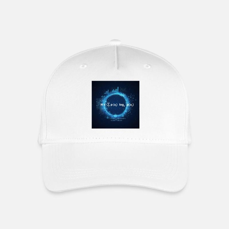 Claude-Shannon-Gleichung - Kinder Bio Basecap - Weiß