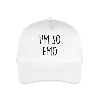 Emo - Organic Kids’ Baseball Cap - white - Front