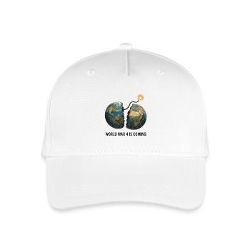 Cracked Earth Fuse: Global Clash - Organic Kids’ Baseball Cap - white - Front