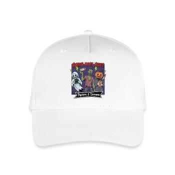 Horror Movie Night: Popcorn & Screams - Organic Kids’ Baseball Cap - white - Front