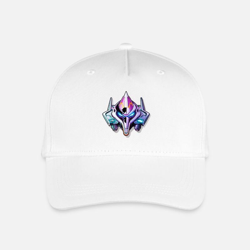 Casque de guerrier mécha néon - Casquette de baseball bio Enfant - blanc