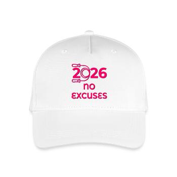 Rope Jumping 2026 - Organic Kids’ Baseball Cap - white - Front