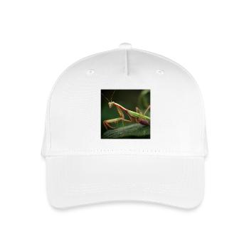Praying mantis macro elegant mantis - Organic Kids’ Baseball Cap - white - Front