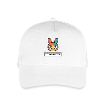 Bunny 67 : Créateur de tendances - Casquette de baseball bio Enfant - blanc - Devant