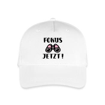 Binoculars Focus - Organic Kids’ Baseball Cap - white - Front
