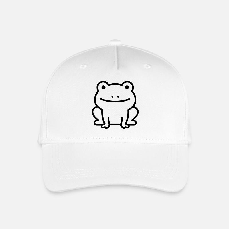 grenouille - Casquette de baseball bio Enfant - blanc