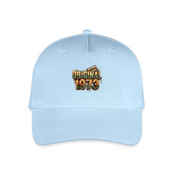 Original 1973 Retro  - Kinder Bio Basecap - Hellblau - Vorne