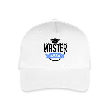 Master 2026 Diplôme - Casquette de baseball bio Enfant - blanc - Devant