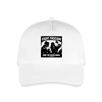 Fight Fascism – Join the Resistance | Antifascism - Organic Kids’ Baseball Cap - white - Front